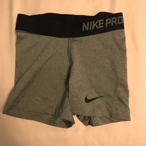 Grey Nike Pro Spandex Dry Fit